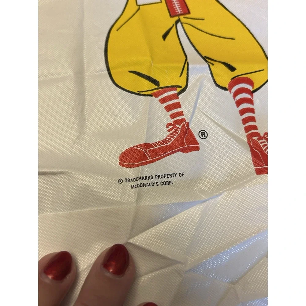 Letterland Stationary McDonaldland Ronald McDonald Iron‎ On Puppet Bib 1970s Lot